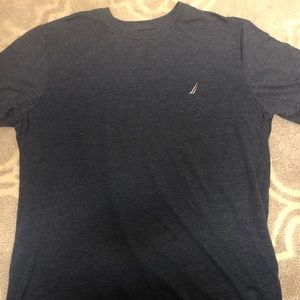 Men's Nautica Navy Blue Crew Neck Shirt